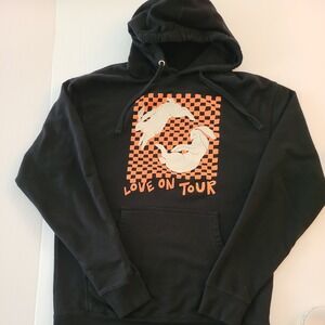 Harry Styles Love On Tour Hoodie‎ Black Bunnies Graphic Pullover Sweatshirt